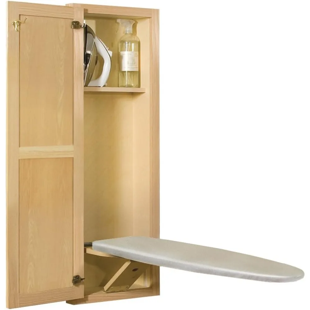 

New Hide Away Sup400 Oak Built In Recessed Wooden Supreme Series Ironing Board