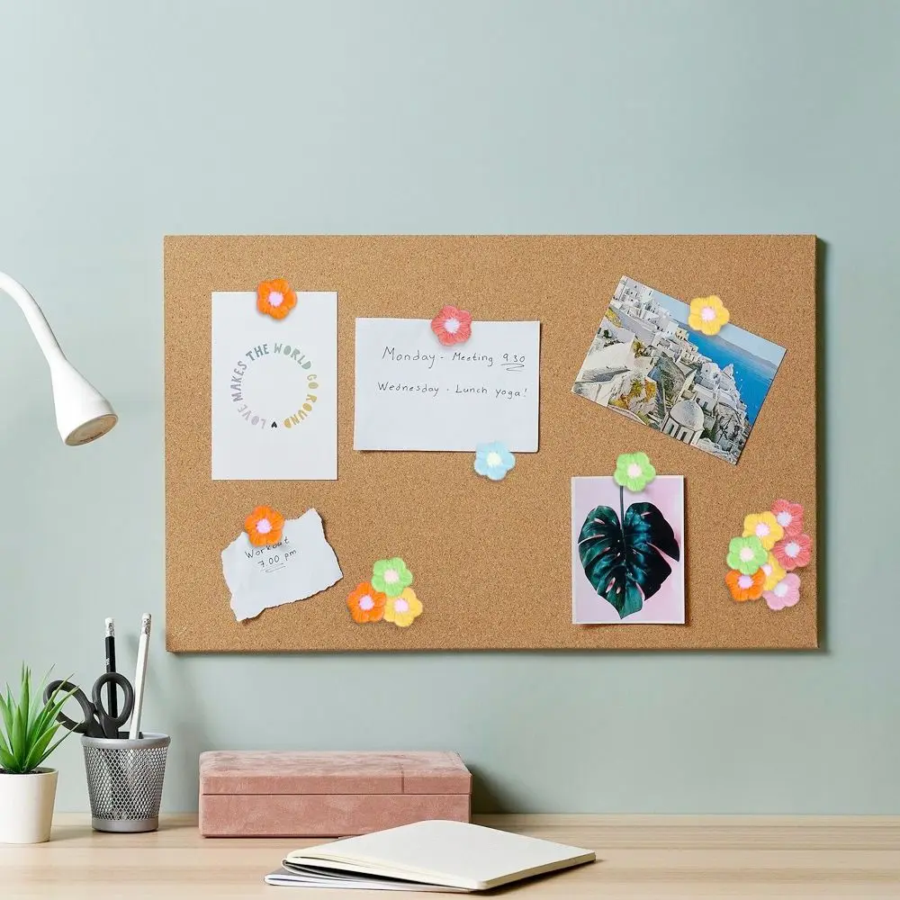 

20/30/50 шт. портативные креативные канцелярские кнопки с вышивкой и цветами 3D DIY доска канцелярская кнопка с коробкой милые декоративные шпильки фото Настенный декор