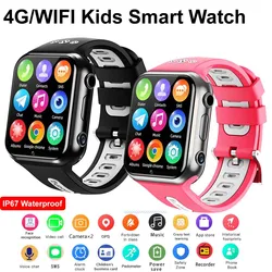 Kids 4G Smart Watch GPS WIFI Location Dual Camera Video Call IP67 Waterproof Bluetooth watch for Student Children Birthday Gifts