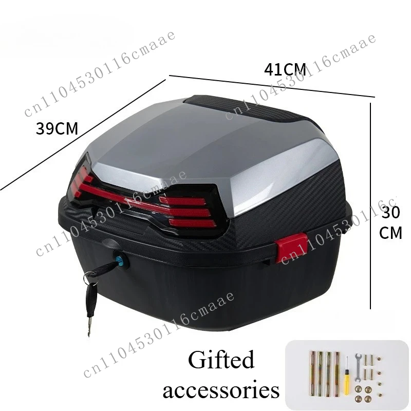 Motorcycle Electric Car General Rear Box Thickened To Increase Capacity ABS Strong Wear Resistance Fall Resistance Double Waterp
