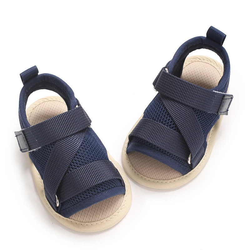 المألوف 0-18 متر طفل لطيف مفتوح الأصابع ما قبل المدرسة الصيف الصنادل عارضة القماش الناعم أسفل عدم الانزلاق حذا فردي للسيدات للنساء