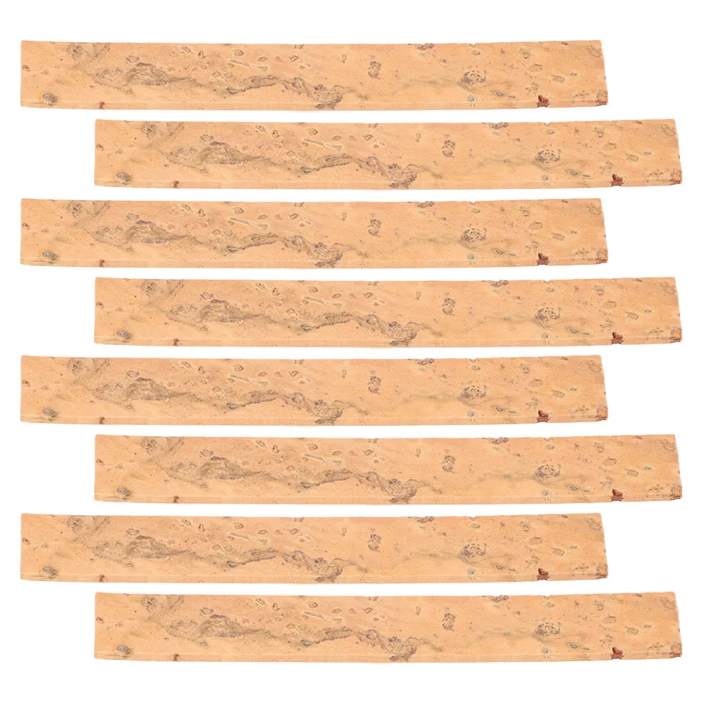 

8 Pcs Clarinet Neck Cork Maintanance Tools Saxophone Mouthpiece Wood Pad Replacement