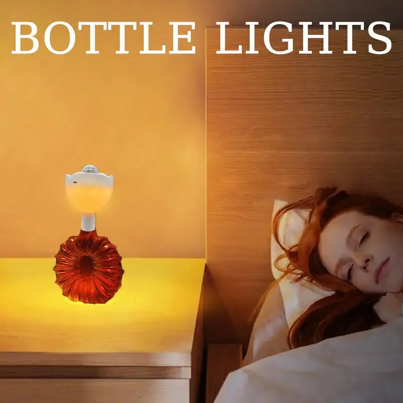 

Bottle Touch Lamp Wireless Liquor Wine Bottle Lamp Touch Control Liquor Container Atmosphere Lights For Courtyard Bedside