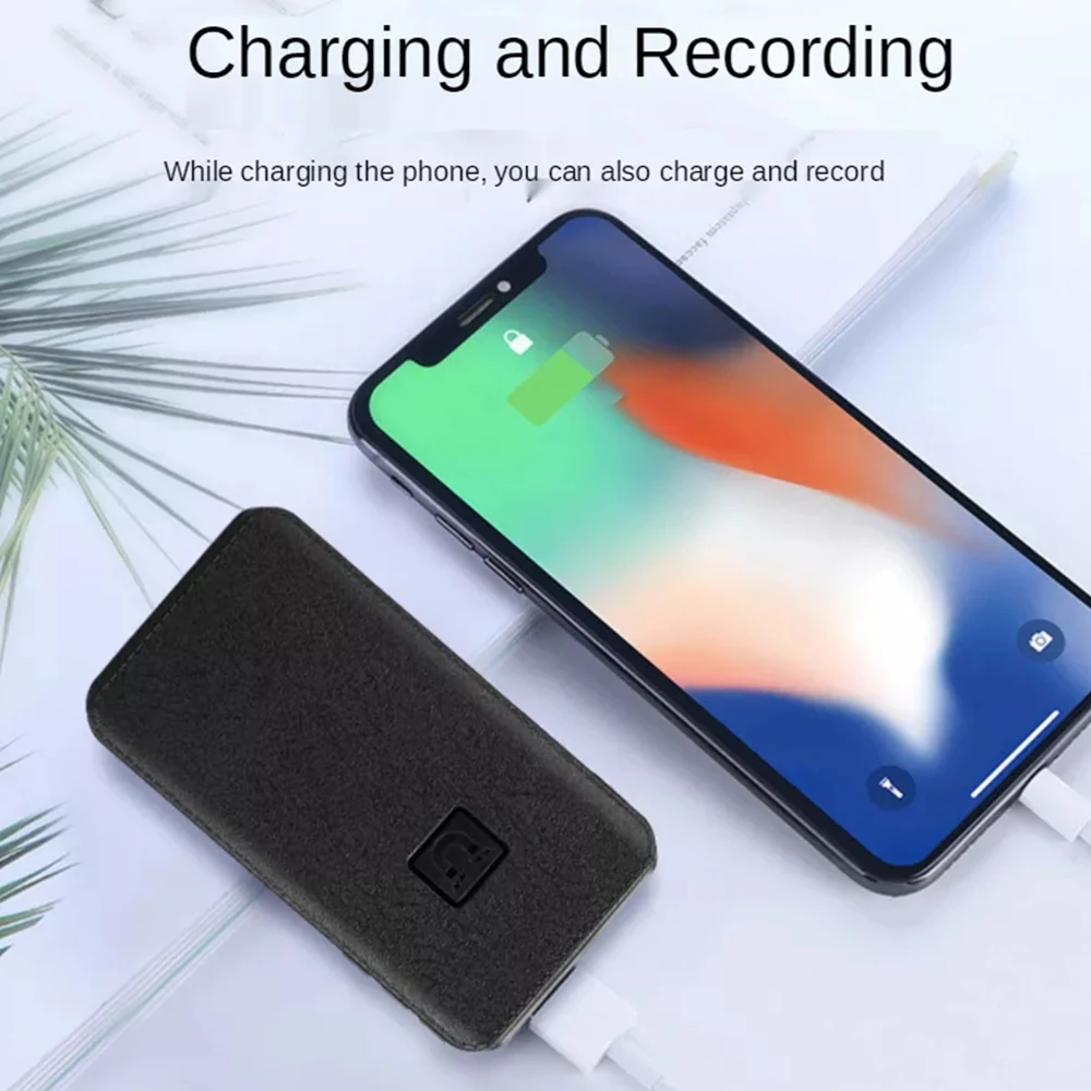 Q95 gravador de voz digital portátil, redução de ruído ativada por voz, ditafone de som profissional, gravador de adsorção magnética