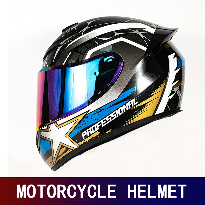 

DOT certified motorcycle helmet for men and women in winter personalized safety Four Seasons Knight motorcycle full helmet cruis