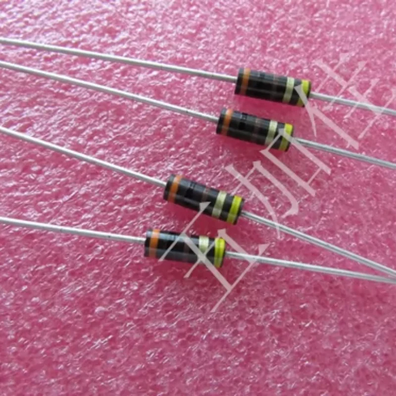 10-100pcs imported RCR20G301JS 300R 300 Ω 1/2W carbon core non inductive resistor color ring resistor
