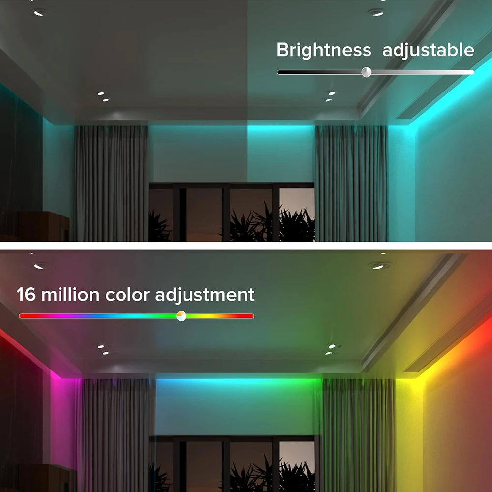 تيرا دي لوسيس Led RGB WS2811 SMD 5050 اتجاه 30 48 60 96 المصابيح RGB Externo 1 التحكم IC 3 المصابيح Luces Led Normales Brillant
