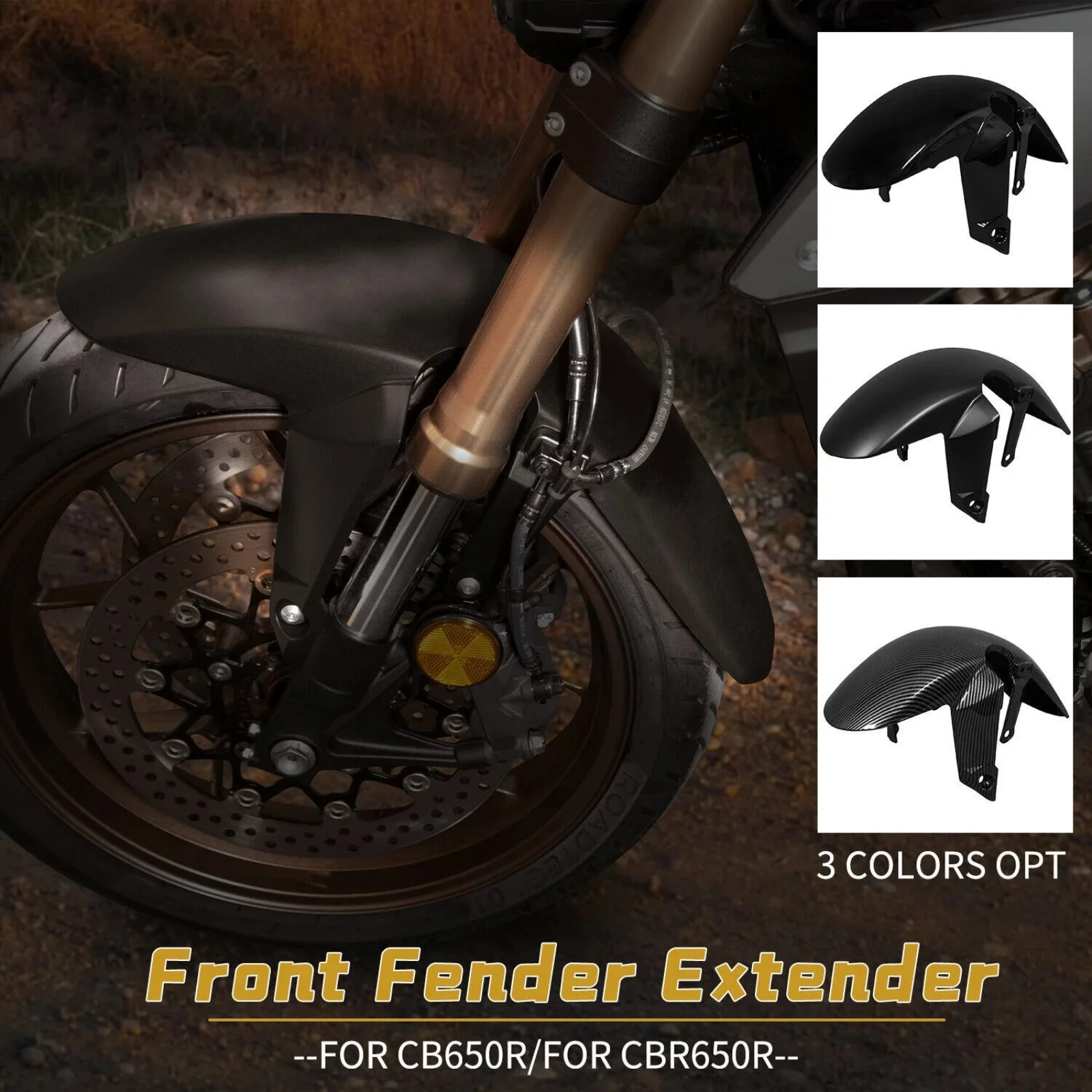 Motorcycle Splash Guard For HONDA CBR650R CB650R 2019-2022 Front Wheel Hugger Fender Mudguard Mud Splash Mud Guard Cover