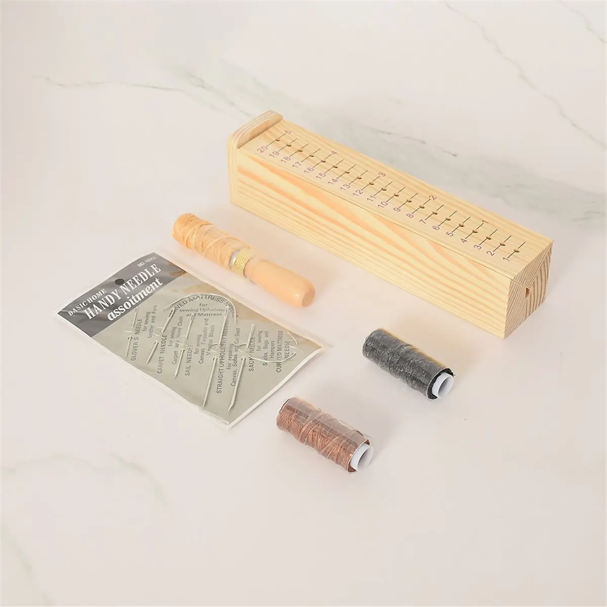 Book Binding Kits with Wood Punching Cradle for DIY Book Lover'S Punching Stand Book and Document Binding Bracket