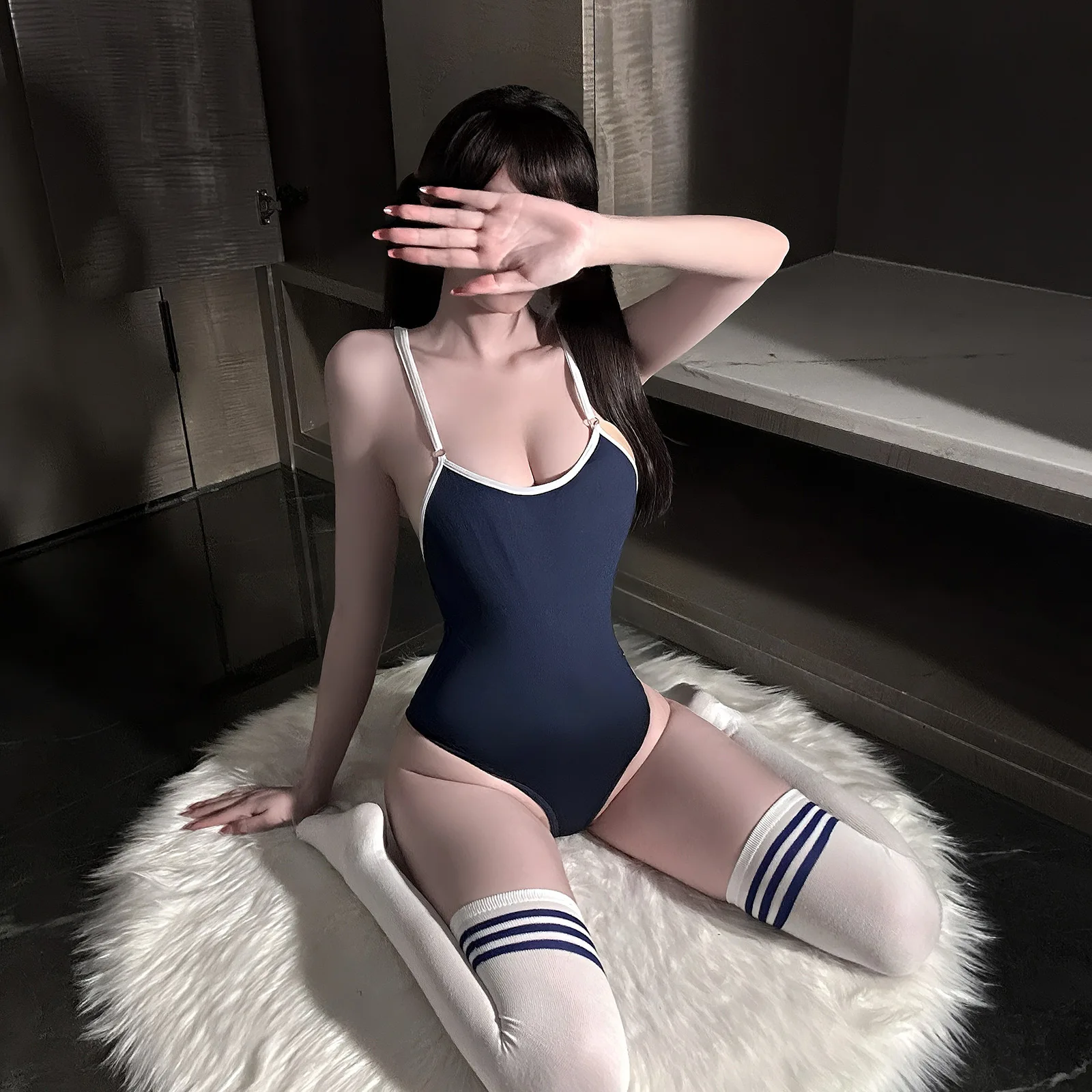 Новое летнее сексуальное женское белье, комбинезон для горячих девушек, униформа, искушение, страсть, камзол, жилет, чулки, комплект, облегающий купальник на бретелях