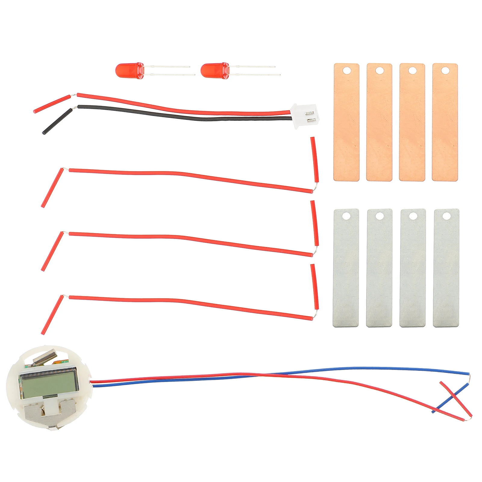 

1 set 1 Set Diy Fruit Science Experiment Kit Educational Electronic Clock For Kids Use Fruit Making