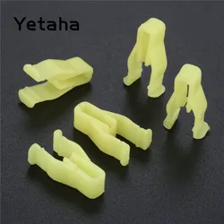 Yetaha 50Pcs Car Control Panel Dashboard CD Player Clips Plastic Fastener For BYD Hyundai Kia Geely Universal Auto Trim Rivet