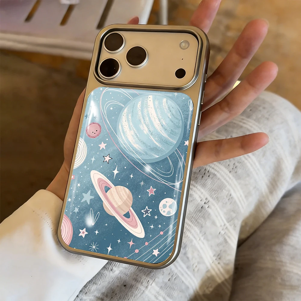 Neue Blumen-Meer-Küsten-Klebstoffhülle für iPhone 15 17 13 Pro Max Phone 11 12 ProMax 14 15 16 Plus Hüllen Stoßfeste Luxus-Coque – Detail 13