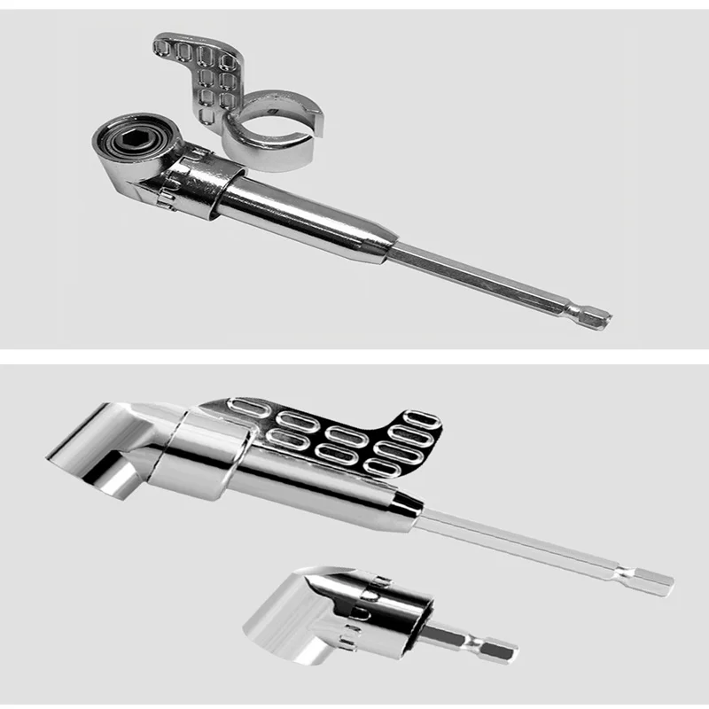 Adaptador de soporte de destornillador de ángulo de 105 grados, brocas ajustables, herramienta de destornillador de ángulo, broca hexagonal
