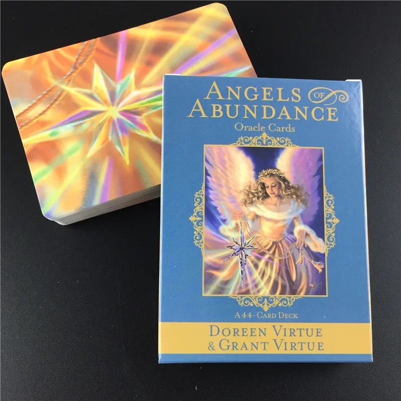 Angels Of Abundance Oracle Cards  Tarot Card With English Guidebook Friend Family Party Toys Board Game Card