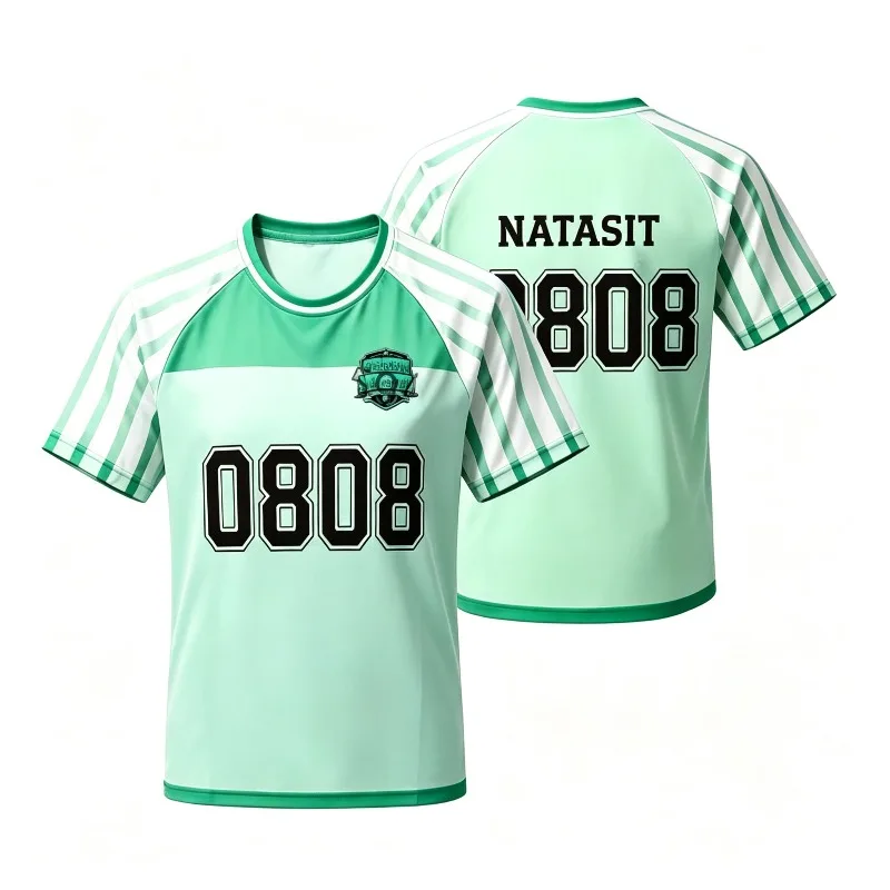 2026 Summer DMD Sport Day T-shirt Men's Women's Thailand Green Monster Jersey Sport Keng Harit&Napat Short Sleeve T-shirt Tops