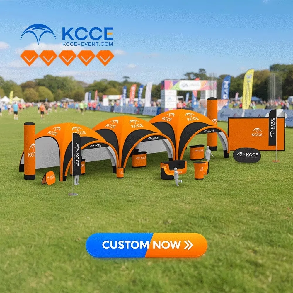 Custom Inflatable Air Tent Canopy for Brand Activations Advertising Display Heat Transfer Printing Outdoor Event Shelter