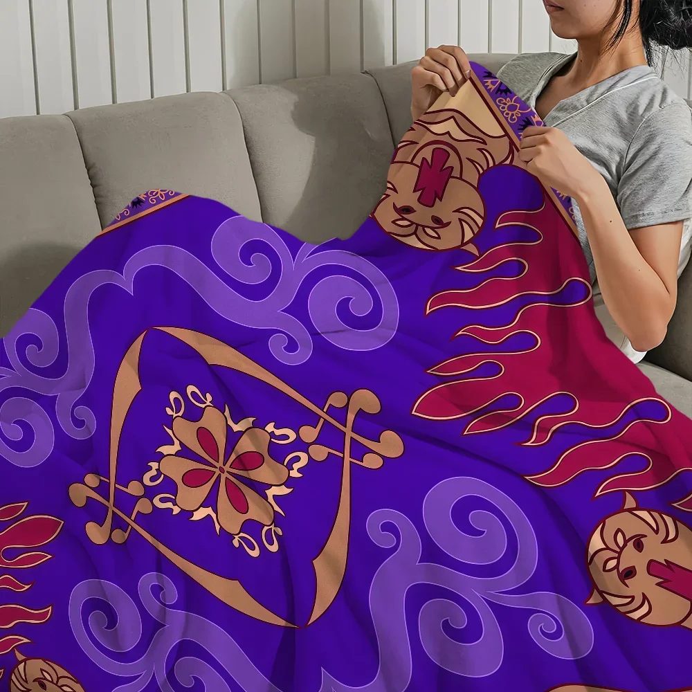 A-Aladdin-S M-Magic Rugs 1992 Blanket Blanket for Couch Sofa Travel Home Picni Flannel Blanket birthday gift Warm Comfortable