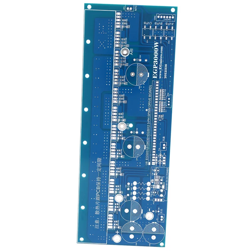 1 pz EGP3000W Inverter trifase scheda di alimentazione a onda sinusoidale pura PCB scheda vuota EG8030 per fai da te