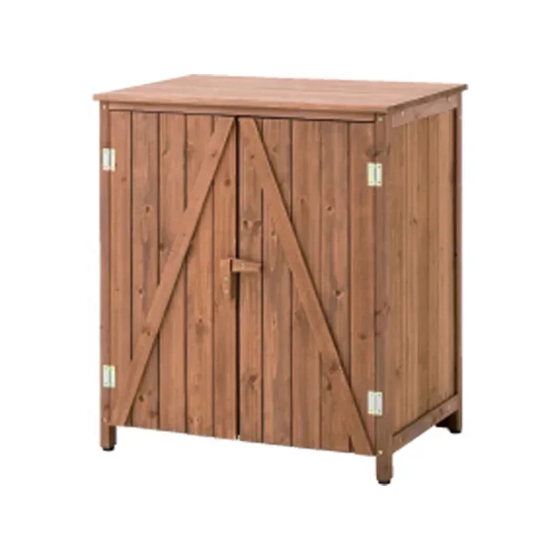 

-Outdoor Garden Wood Furniture Playground Wooden Storage Shed