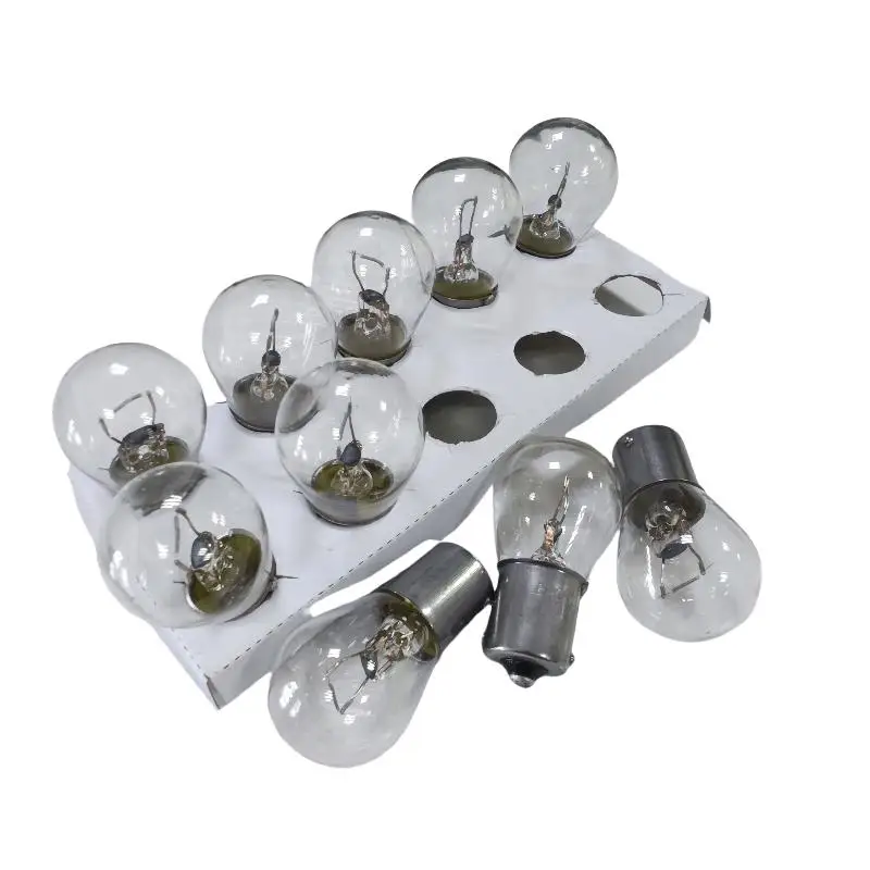 

4/10PCS Reverse Lamp Yellow Bulb DC12V Signal Lamp Car Turn Signal Lights S25 1156 1141 BA15S Car Halogen Bulb