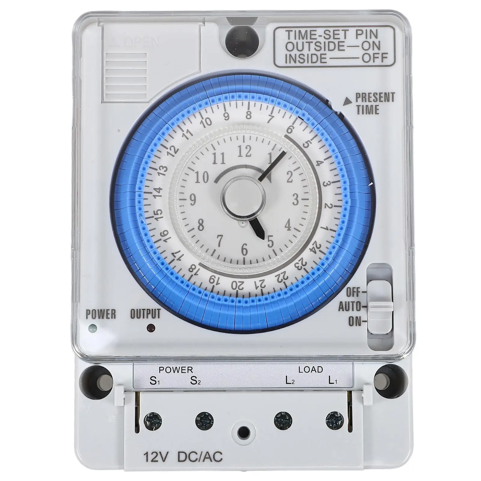 

Timers Mechanical Minutes Manual Countdown Christmas Multinational Switch Stop Clock White Small Management Tools