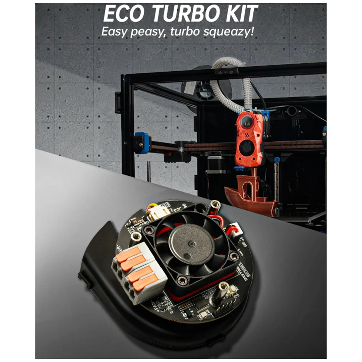 BIGTREETECH Eco Turbo Kit 24V Nidec Bezszczotkowy dmuchawa odśrodkowa do Voron2.4 VzBoT HevORT VS Uniwersalny zestaw turbo