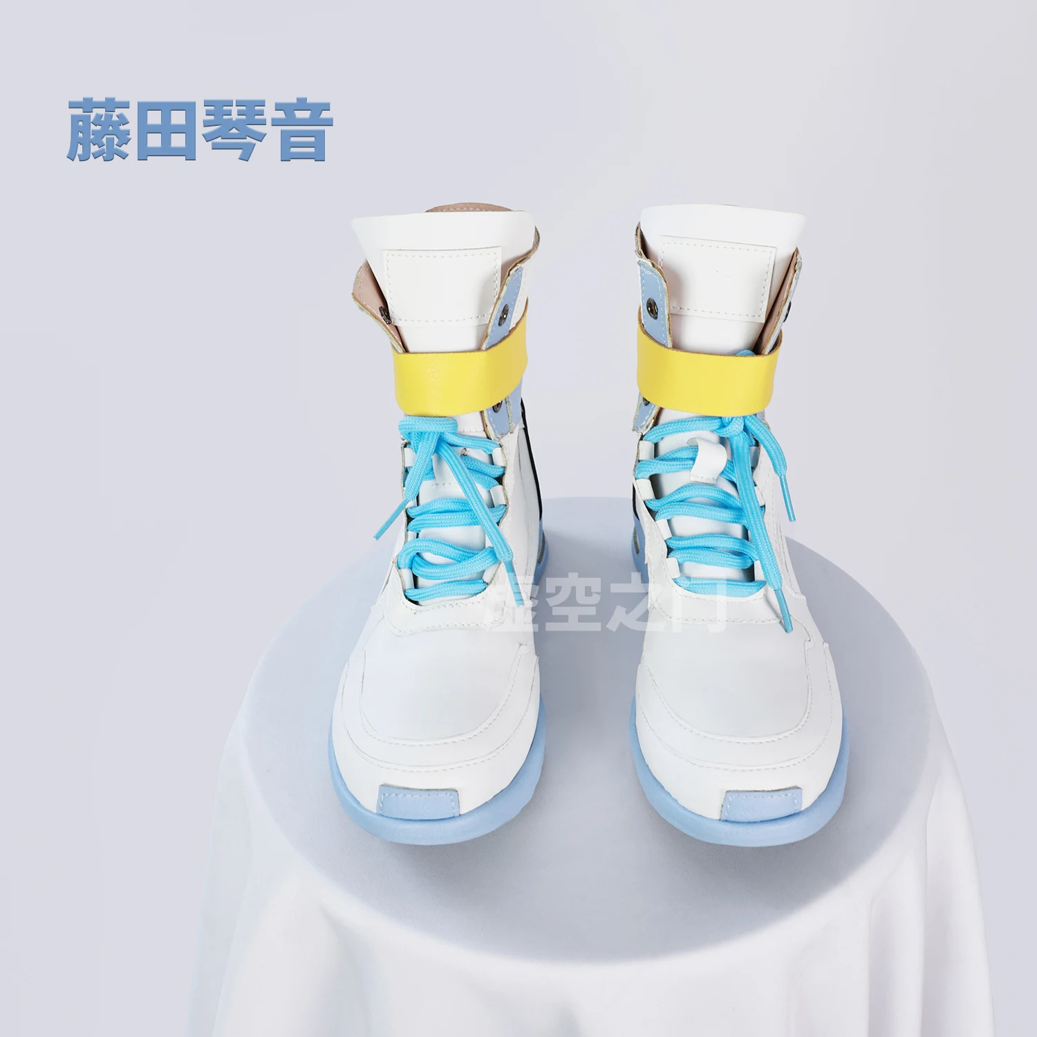 Anime THE IDOLM @ STER Kotone Fujita Cosplay Sapatos Botas Azul Mulher Adulto Adorável Carnaval Sapatos de Halloween