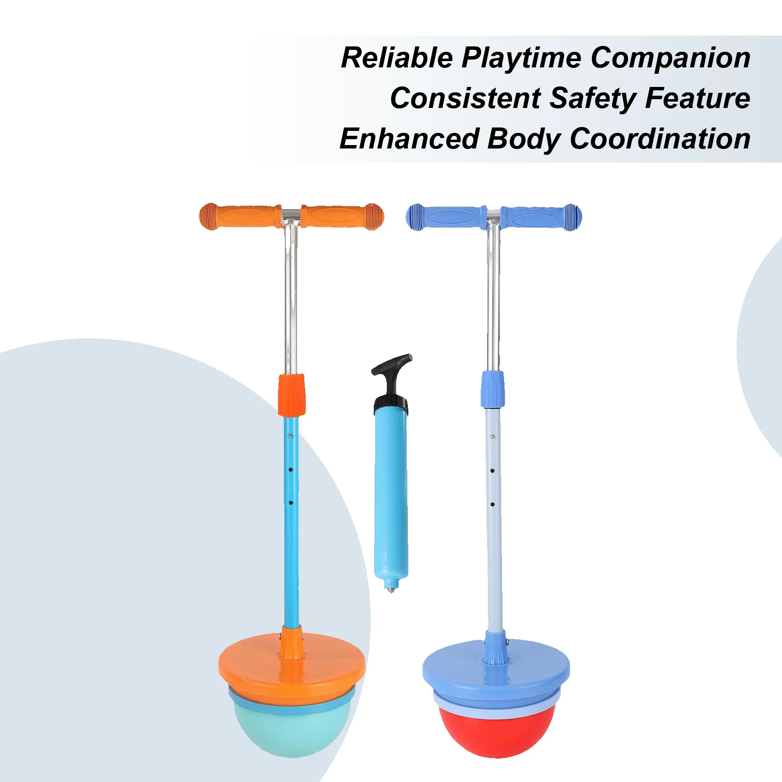 弾むボールバランスおもちゃ ハンドル付きスティック 伸縮式ジャンプおもちゃ 屋外屋内用 男の子 女の子 クリスマス 誕生日 ティーン向け