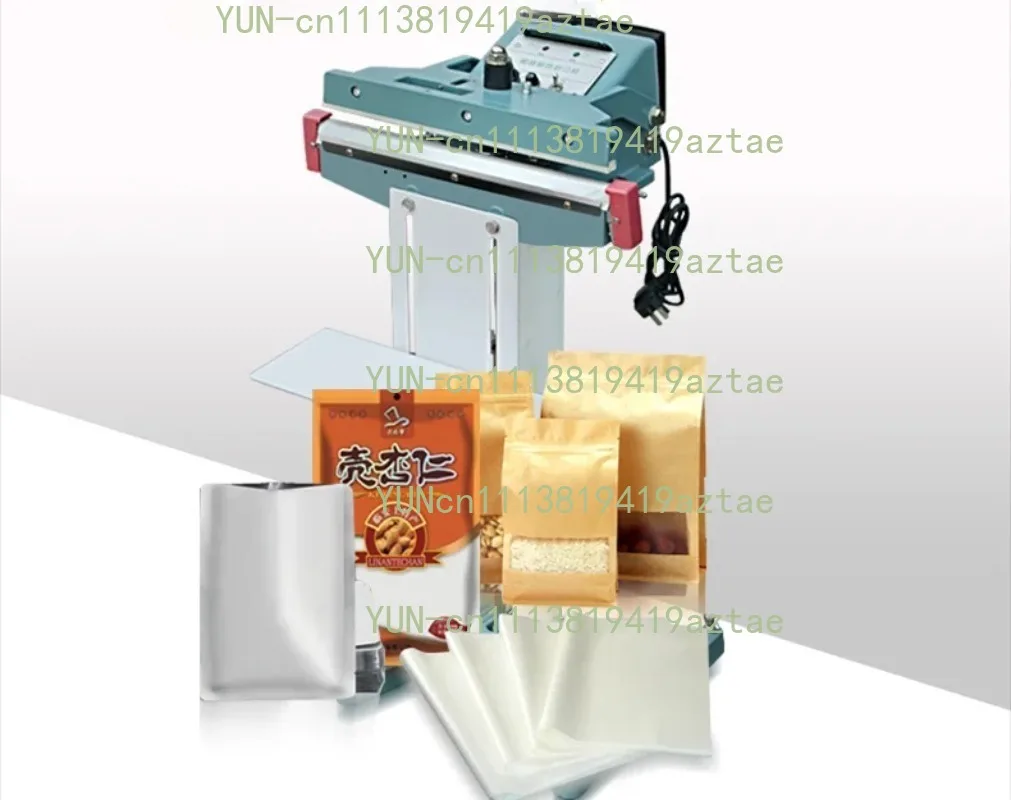 Foot‑operated Pneumatic Thermal Sealing Unit, Aluminum‑frame Jig For Plastic Foil Bag Vertical Compression Packaging