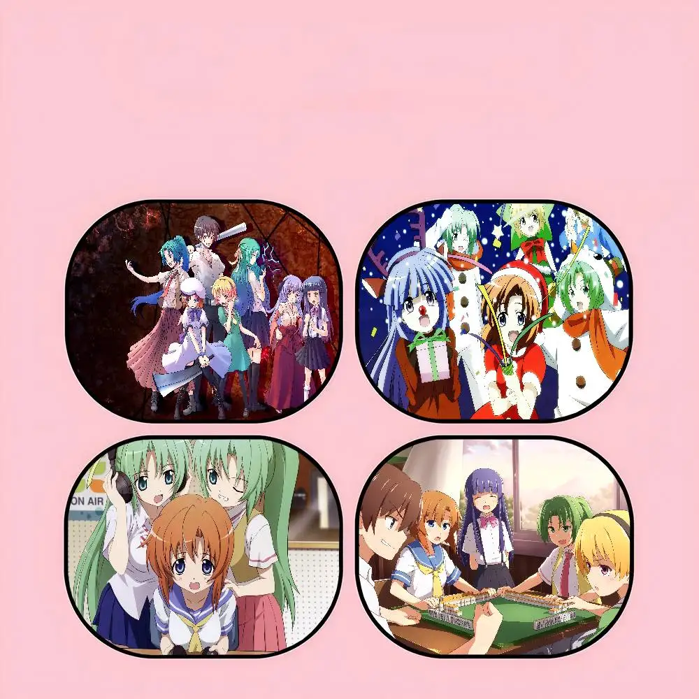 

Anime "Higurashi When They Cry" car sunshade anti-ultraviolet static adsorption car window sunshade universal car curtain