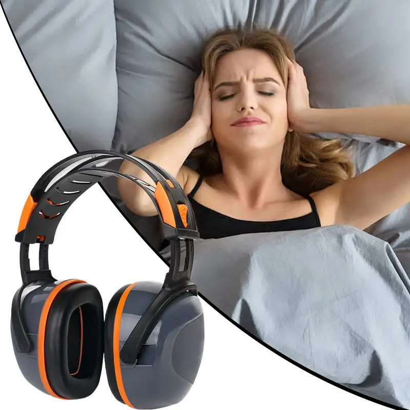 ノイズリダクションイヤーマフブロック静かな聴覚保護再利用可能な静かな安全プロテクタートラック産業作業建設用