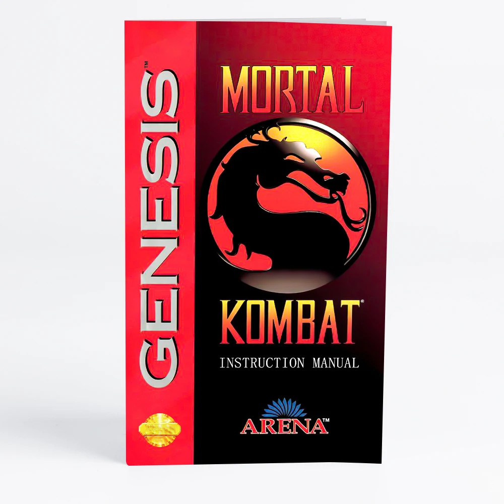 لعبة Mortal Kombat-Cover لسيجا ، MD ، Mega محرك الأقراص ، لوحات المفاتيح Genesis ، صندوق خرطوشة ، يدوي ، الولايات المتحدة الأمريكية