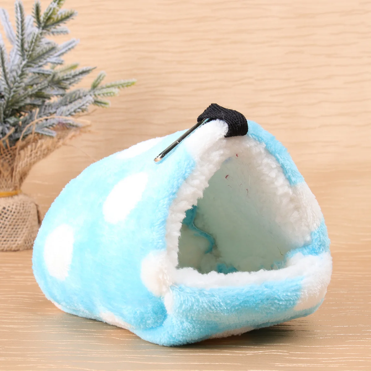 

Winter Cotton Nest Bed House Hammock Warm Soft Pet Cage Accessories for Squirrel Hedgehog Hamster Chinchilla Size L Blue Animal