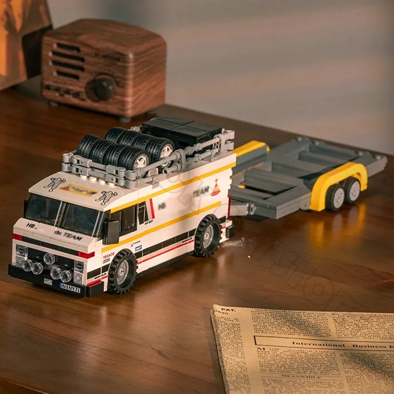 ชุดตัวต่อรถแข่งออดี้ ทีมแรลลี่ WRC 1362 ชิ้น ชุดประกอบรถสปอร์ตซูเปอร์คาร์ แบบจำลองประกอบเอง ของเล่นตัวต่อ DIY ของขวัญสำหรับเด็กผู้ชายและผู้ใหญ่