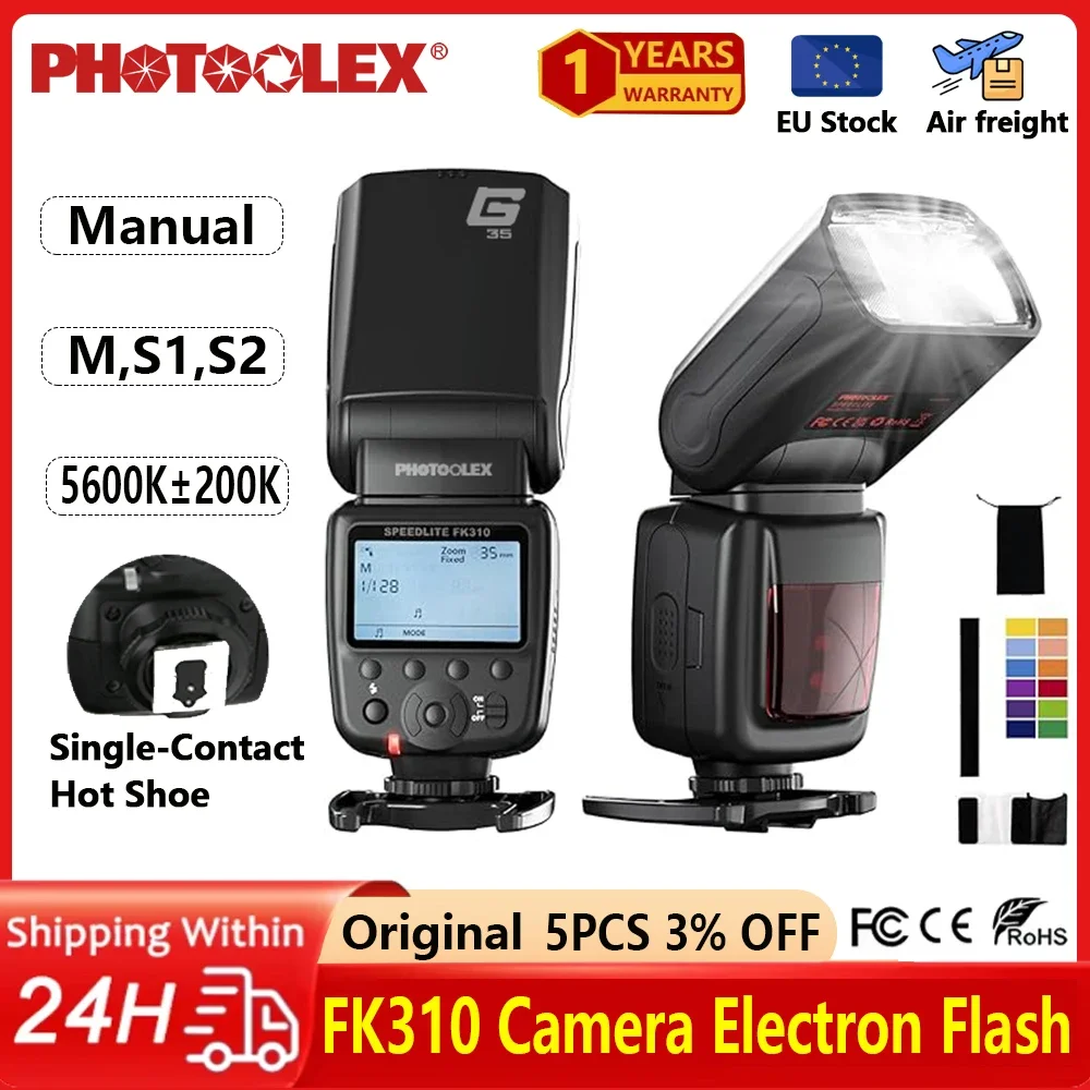 PHOTOOLEX FK310 Flash Video Light Wireless Signal Flash Trigger Lamp For Canon Nikon Pentax Olympus DSLR Cameras