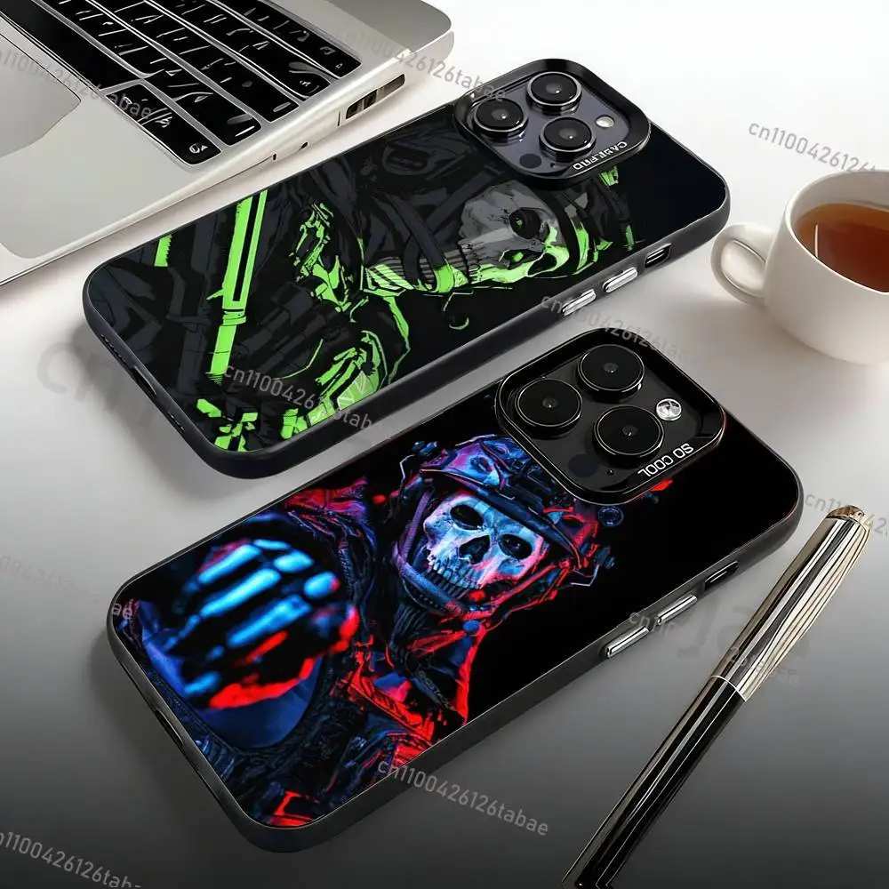 

Candy Matte Shockproof Cover Phone Case For iPhone 17,16,15,14,13,12,11,Pro,Max,Plus,COD Call Of Duty G-Ghost,Mini