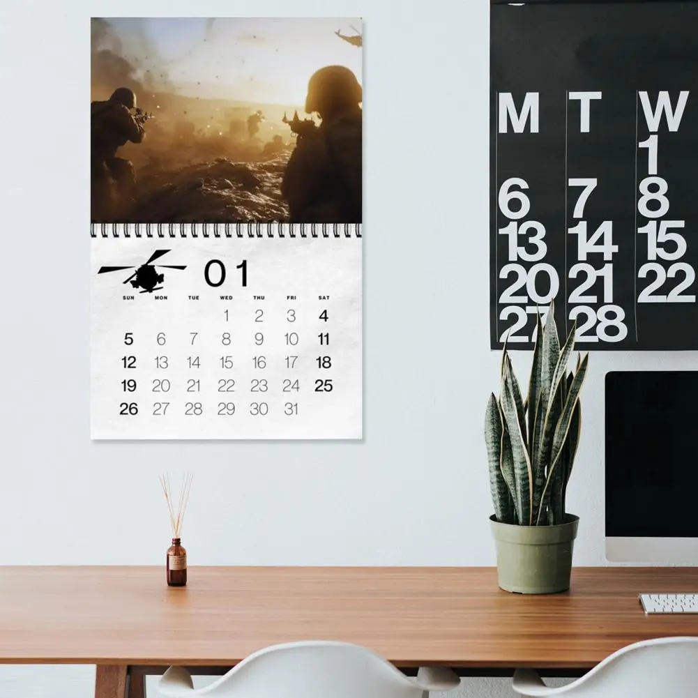 Military-themed Calendar 2025 Military Service Calendar 2025 Military-themed Calendar Set Office Monthly Planner Wall Desk