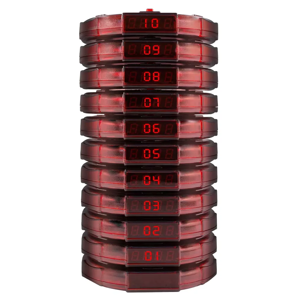 ZXY Long Range Wireless Coaster Paging Queue Management System for Restaurant
