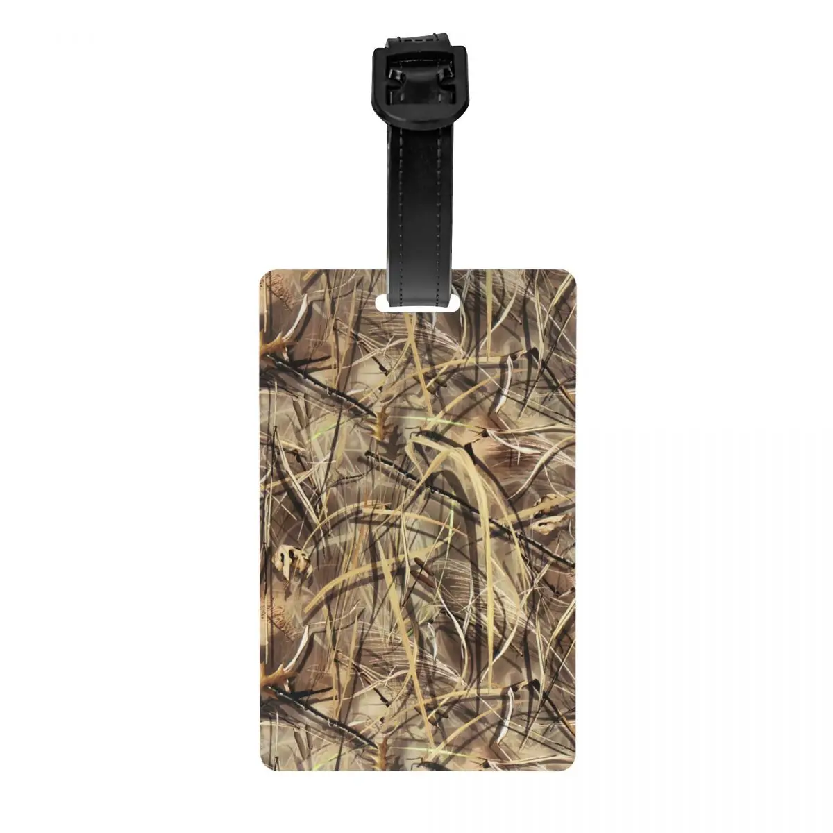 Custom Real Tree Camouflage Camo Pattern Luggage Tag Travel Bag Suitcase Privacy Cover ID Label