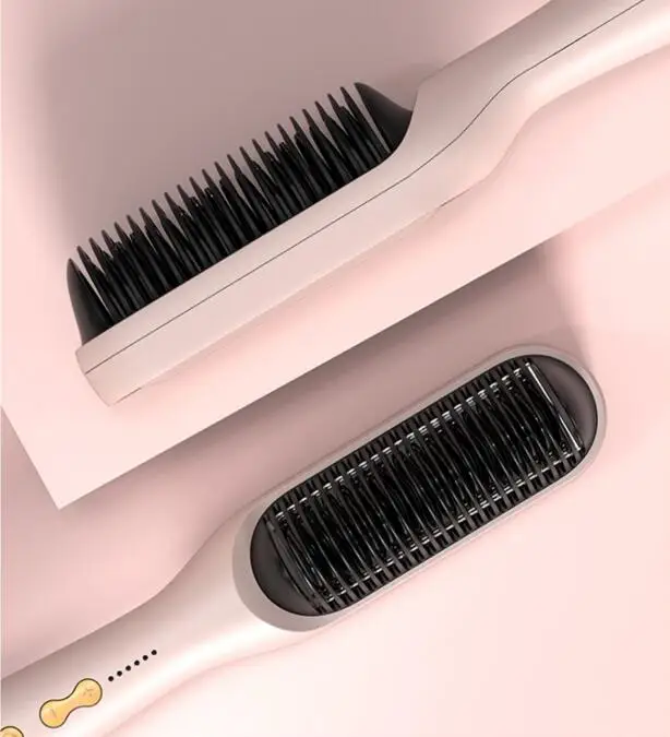 

Hot Sale Heating Hair Straightener Brush Electric Hair Straightener Comb