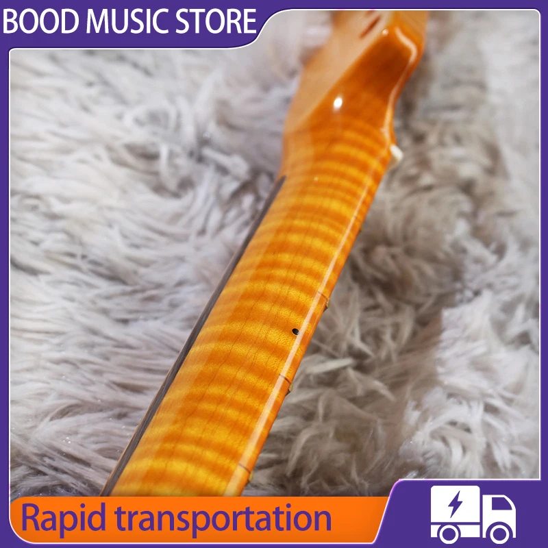 

6 strings Electric Guitar Neck Flame Maple AAAAAAAAA Guitar Neck Canadian Maple American Delxe/ Elie/Ulta 60'S Style Neck