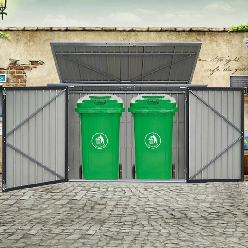 Storage room Outdoor utility room Mobile assembly Easy large-capacity temporary tool room