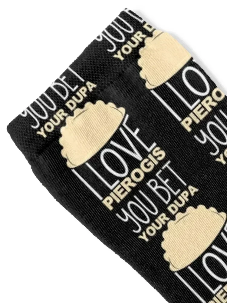 Pierogi Saying Joke Dupa Poland Polish Pierogis Socks heated funny gifts kawaii christmass gift Ladies Socks Men's