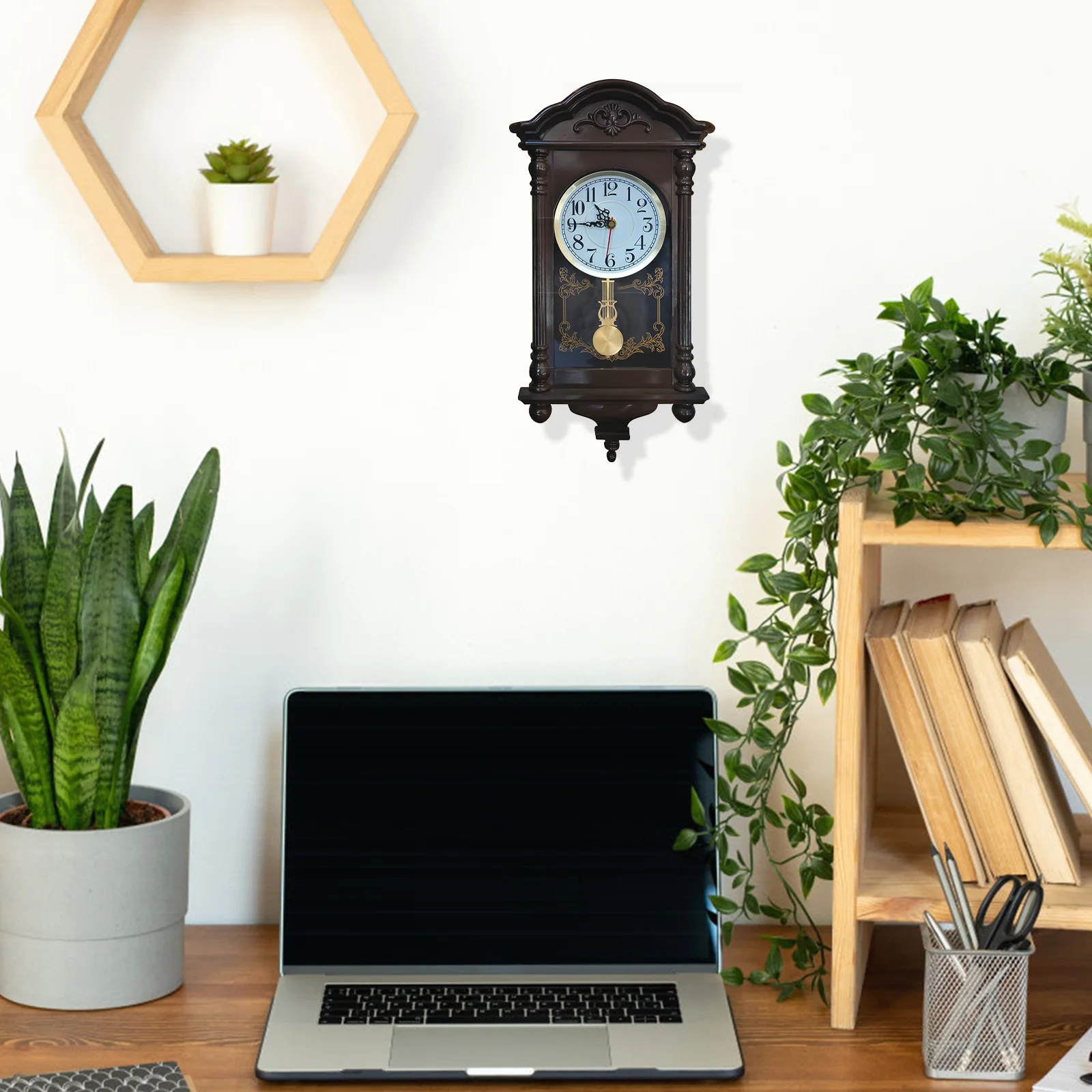 

Golden Clock Pendulum Clocks Quartz Wall Replacement for Accessories Parts Metal Small