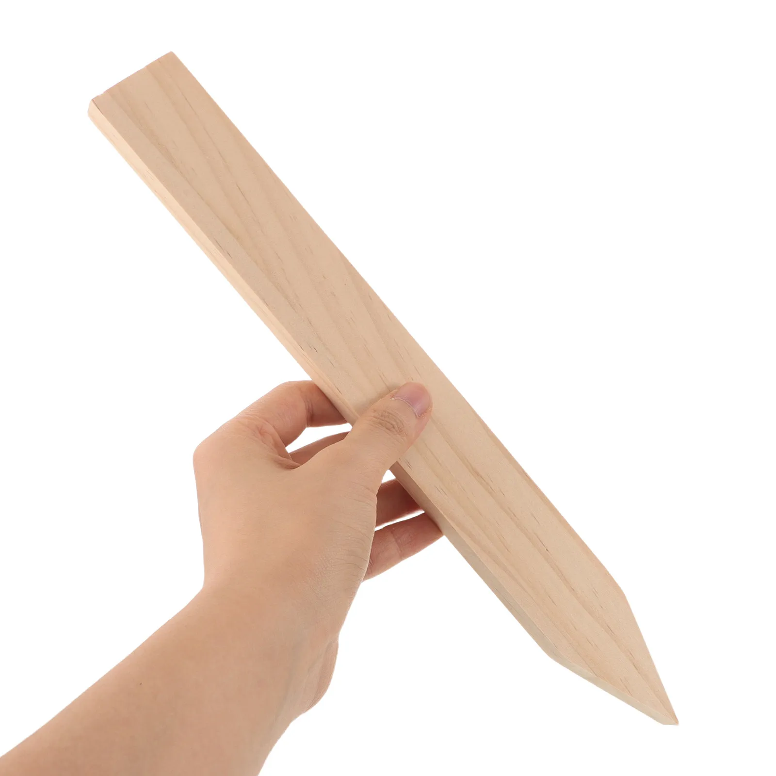 10Pcs Wood Survey Stakes Hard Solid Wooden Property Line Markers for Construction Land Surveying Boundary Marking Garden Yard