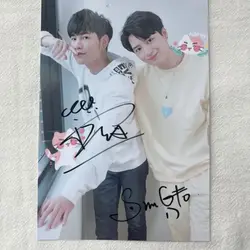 Thailand Stars Drama SotustheSeries Sotus Singtokrist Signature Photo 6Inch Not Printing Handwritten Collection Photo Picture