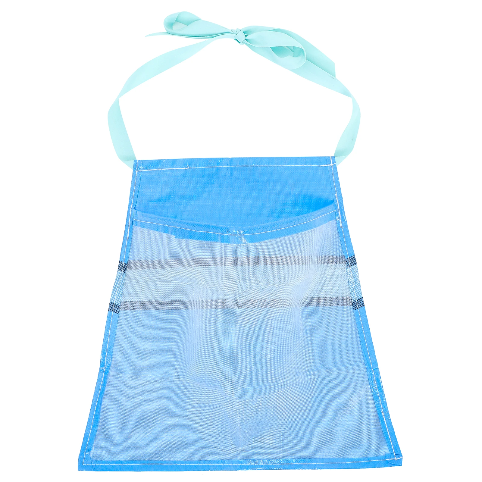 

Bag Tea Mushroom Vegetable Apron Blue Small Durable Nylon Waist Hang Storage Pouch Foraging Basket Tools