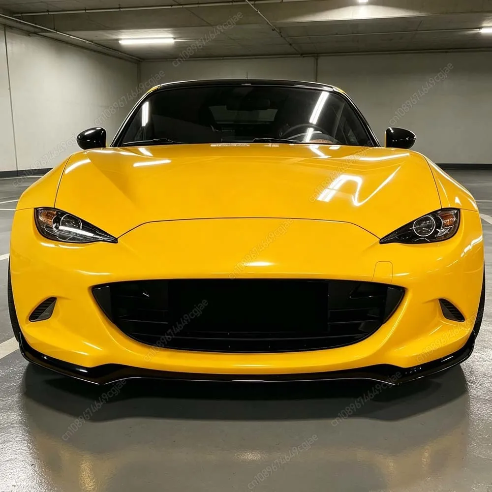 For Mazda MX-5 MX5 Miata ND 2016 To 2025 2-Door Front Bumper Spoiler Lip Diffuser Splitter Exterior Accessories Protector Tuning
