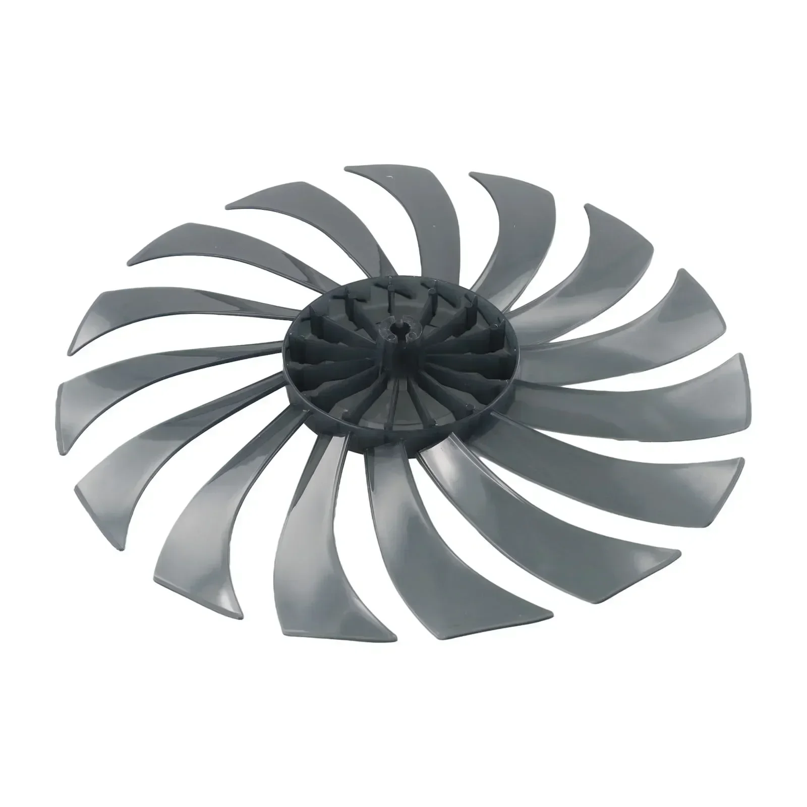 14-inch 15-Blade Transparent Black Electric Fan Blade Replacement Fittings High-Quality PP Plastic Household Electric Fans Parts